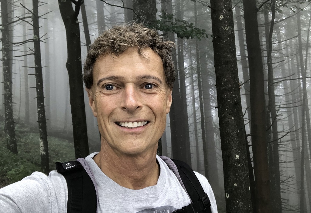 Matthias Braun im Wald