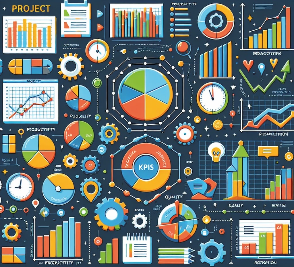 an image with project measures and KPI