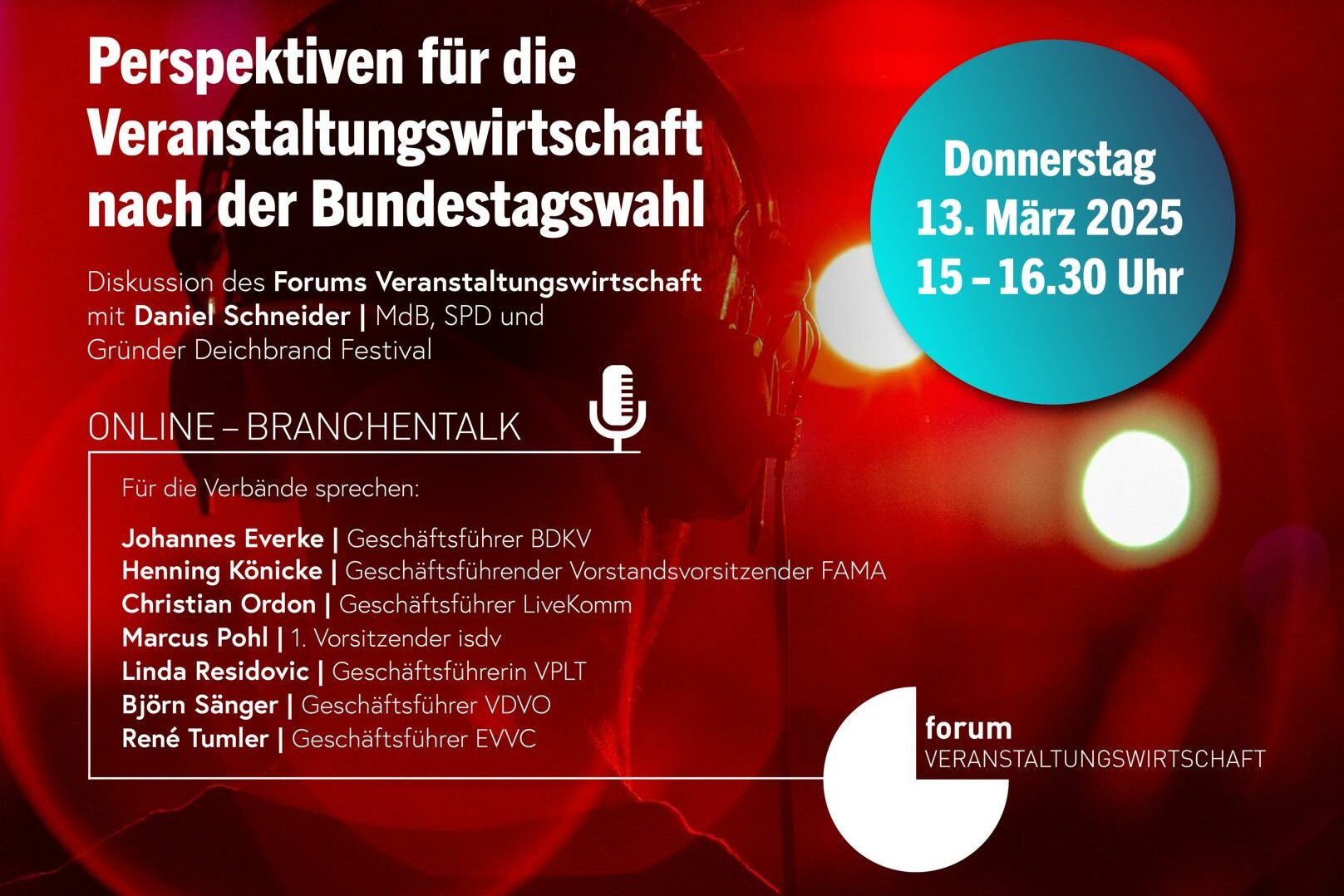 13. Branchendialog Forum Veranstaltungswirtschaft